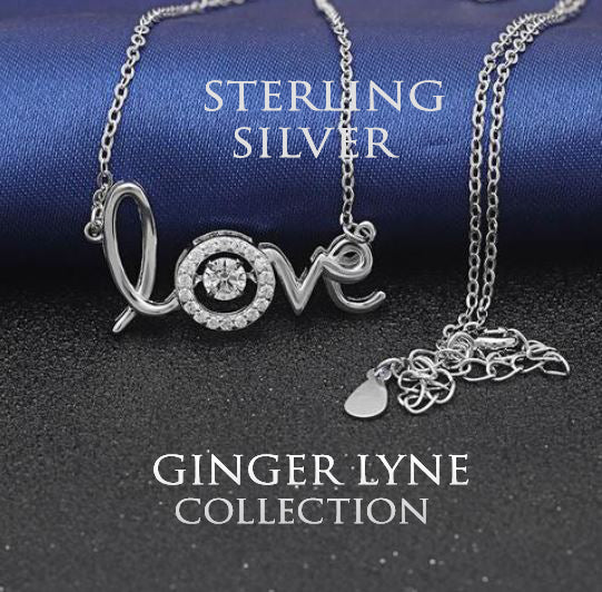 LoveDesignSterlingSilverCZPendantNecklaceWomensGingerLyneCollection_clear-5