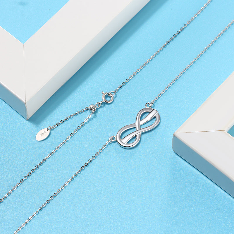 InfinityLovePendantNecklaceforWomenSterlingSilverGingerLyneCollection_Silver-5