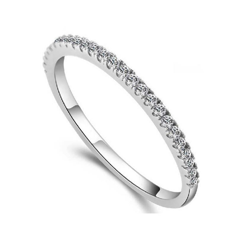 CarolineAnniversaryBandforWomenHalfEternityRingWhiteGoldPlatedCZGingerLyne_Silver-1