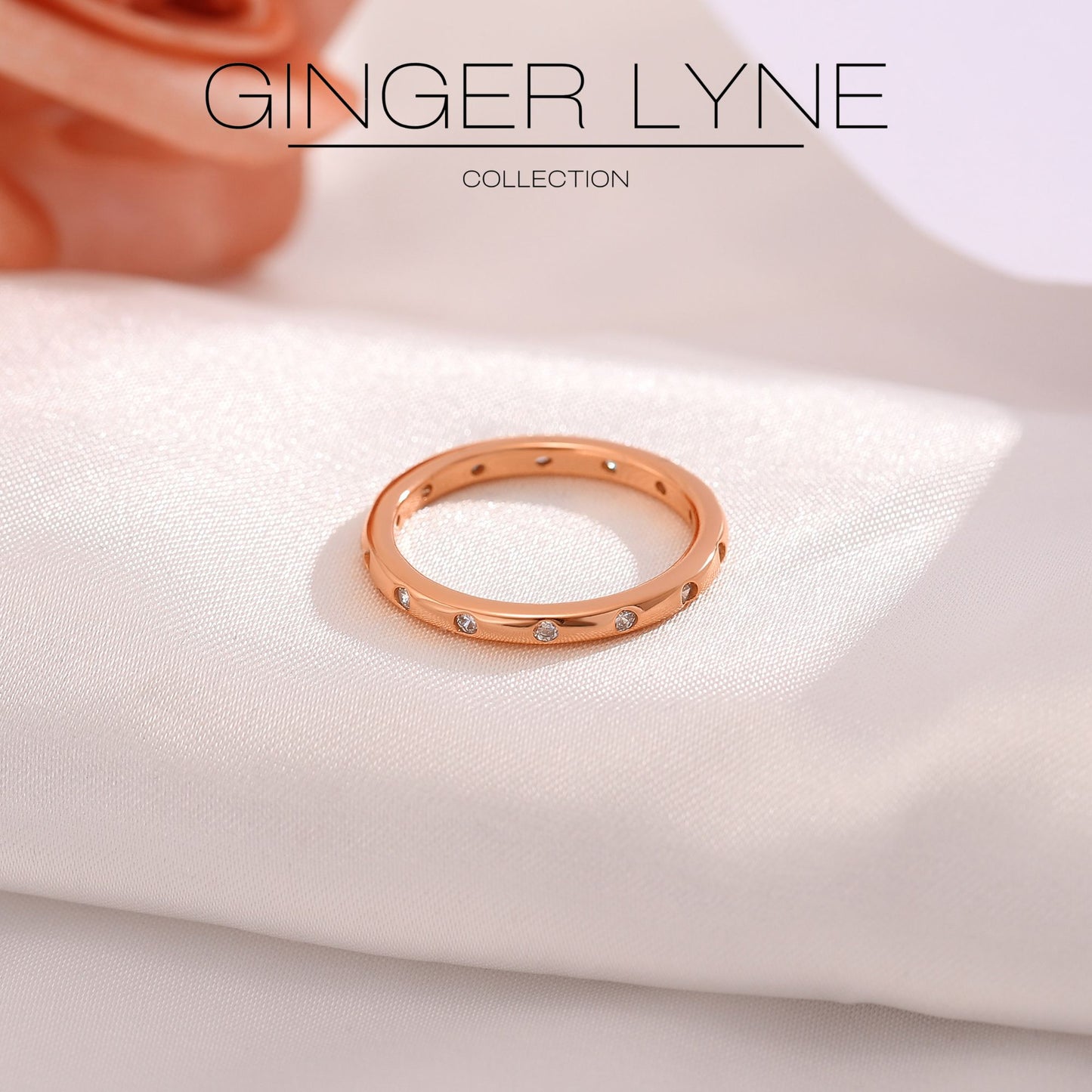 CelestaEternityRingsforWomenStackableWeddingBandsCZ2mmSterlingSilverGingerLyne_Rose-2