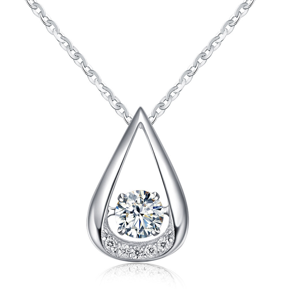 OvalNecklaceforWomanSterlingSilverPendantandChainSwingStoneGingerLyneCollection_Style40-1