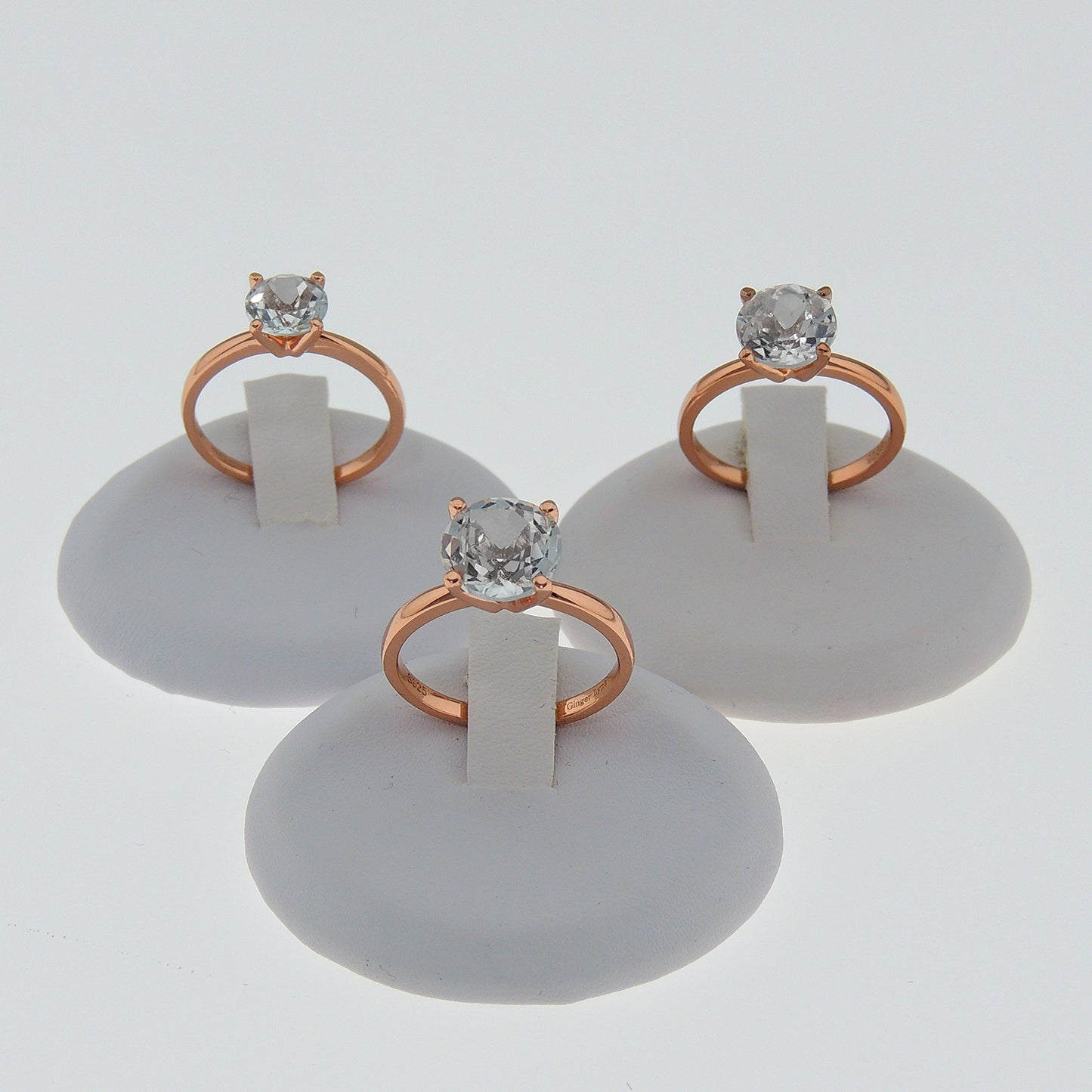 AmoreEngagementRingWomen1,2or3CtTopazSterlingGingerLyneCollection_Rose3Carat-2