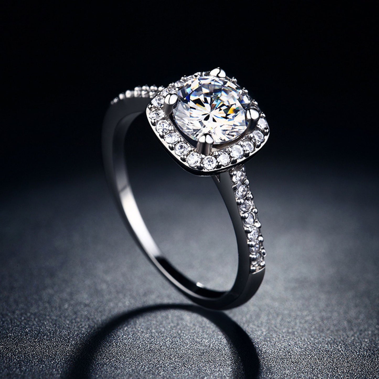 ReneeHaloEngagementRingCzWomenGoldPlatedGingerLyneCollection_Silver-2