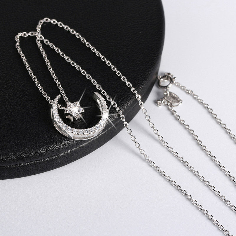 MoonStarPendantNecklaceWomenSterlingSilverClearCzGingerLyneCollection_Clear-4