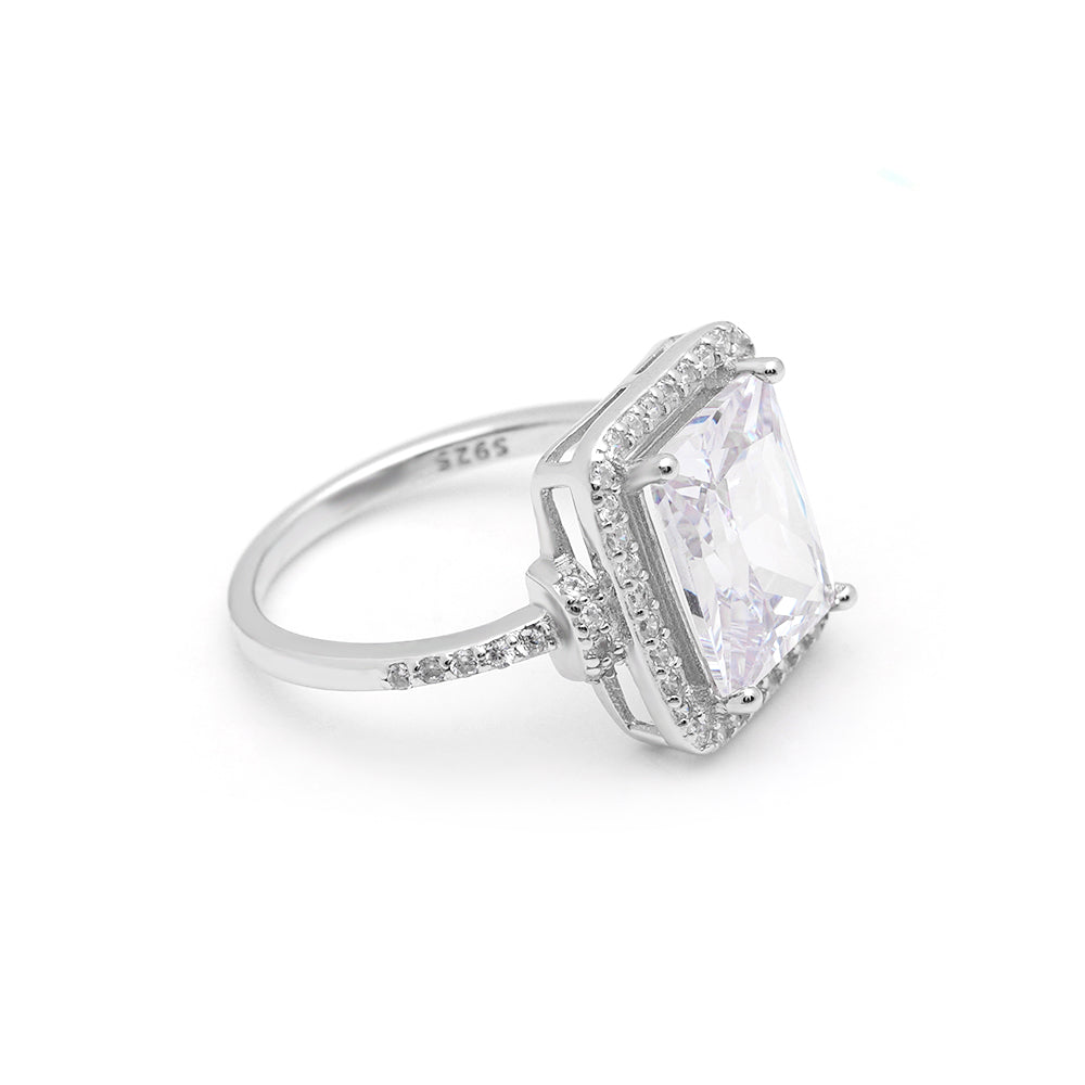 DorianEngagementRingHaloEmeraldSterlingSilverWomenGingerLyneCollection_Silver-4