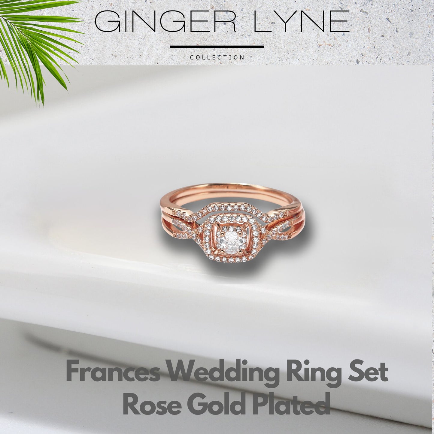 BridalSetforWomenHaloCZPlatedGoldEngagementRingsGingerLyneCollection_RoseGoldPlated-3