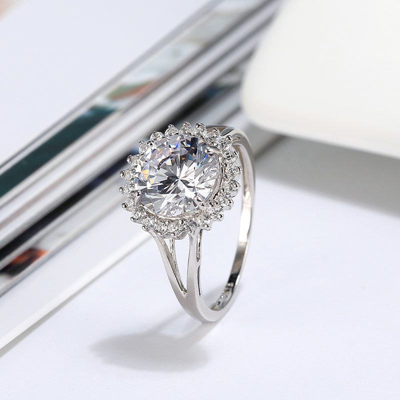 HaloEngagementRingforWomenCzStatementRingSterlingSilverGingerLyneCollection_Silver-4