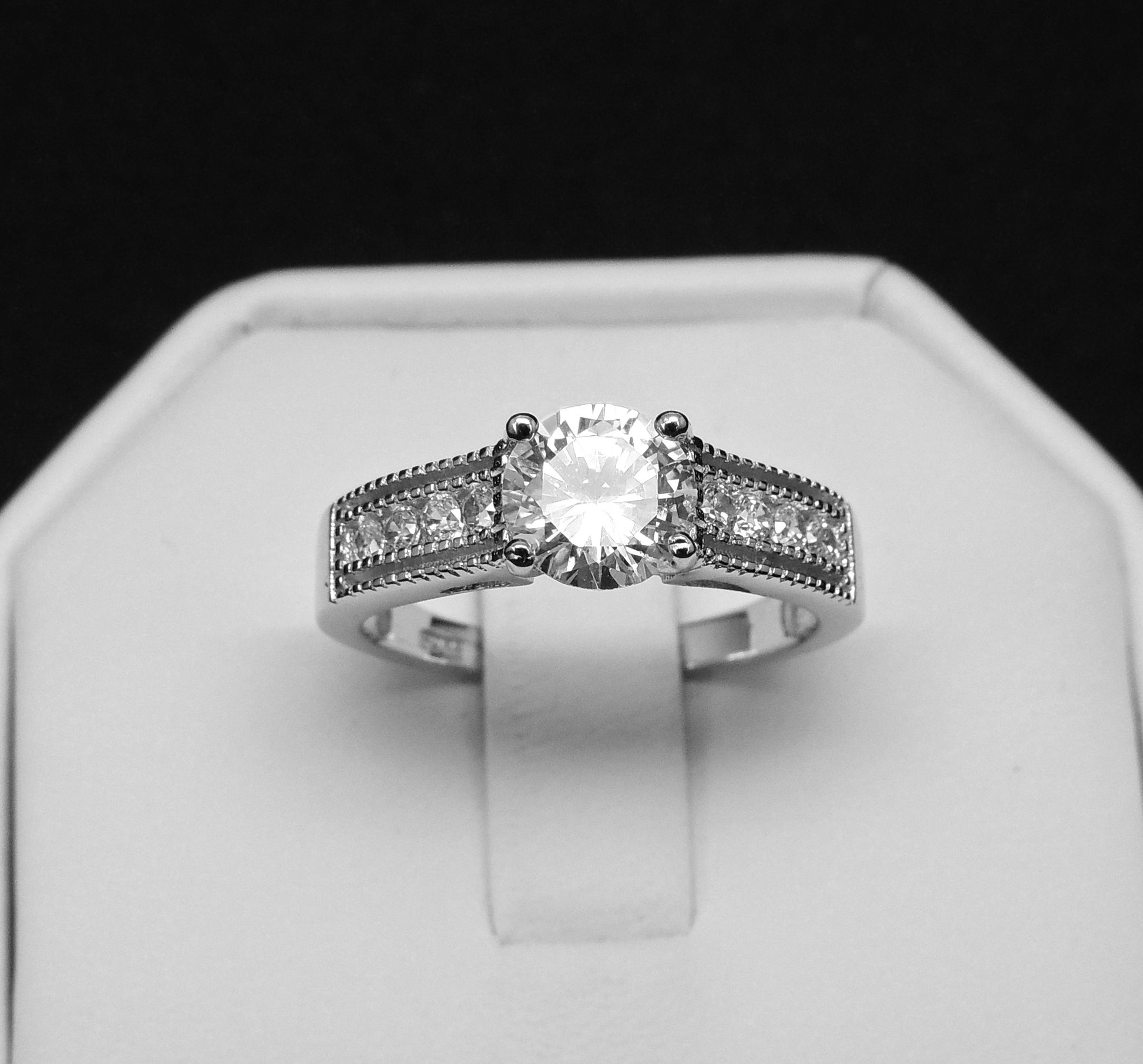 ShaunaEngagementRingSterlingSilverCubicZirconiaWomensGingerLyneCollectionSize10_Silver-2