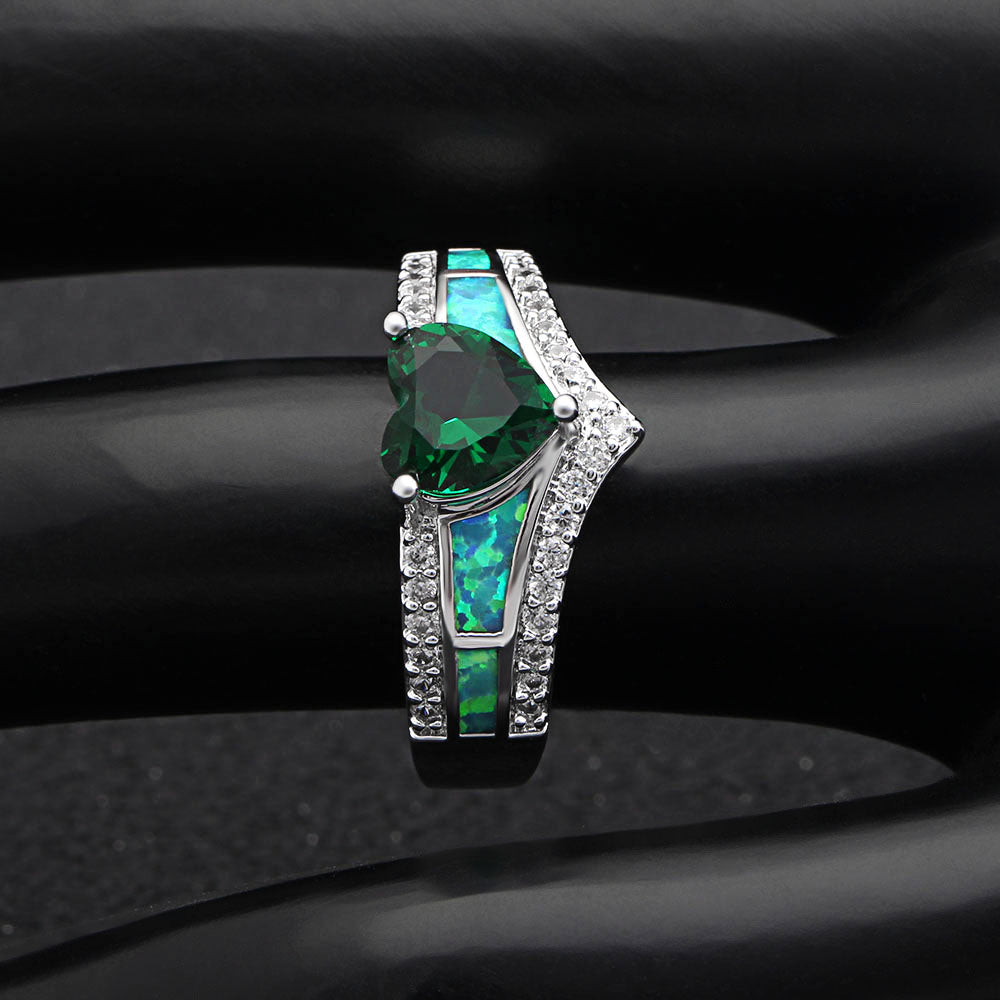 MajesticHeartEngagementorPromiseRingCreatedFireOpalforWomenGingerLyne_Green-2