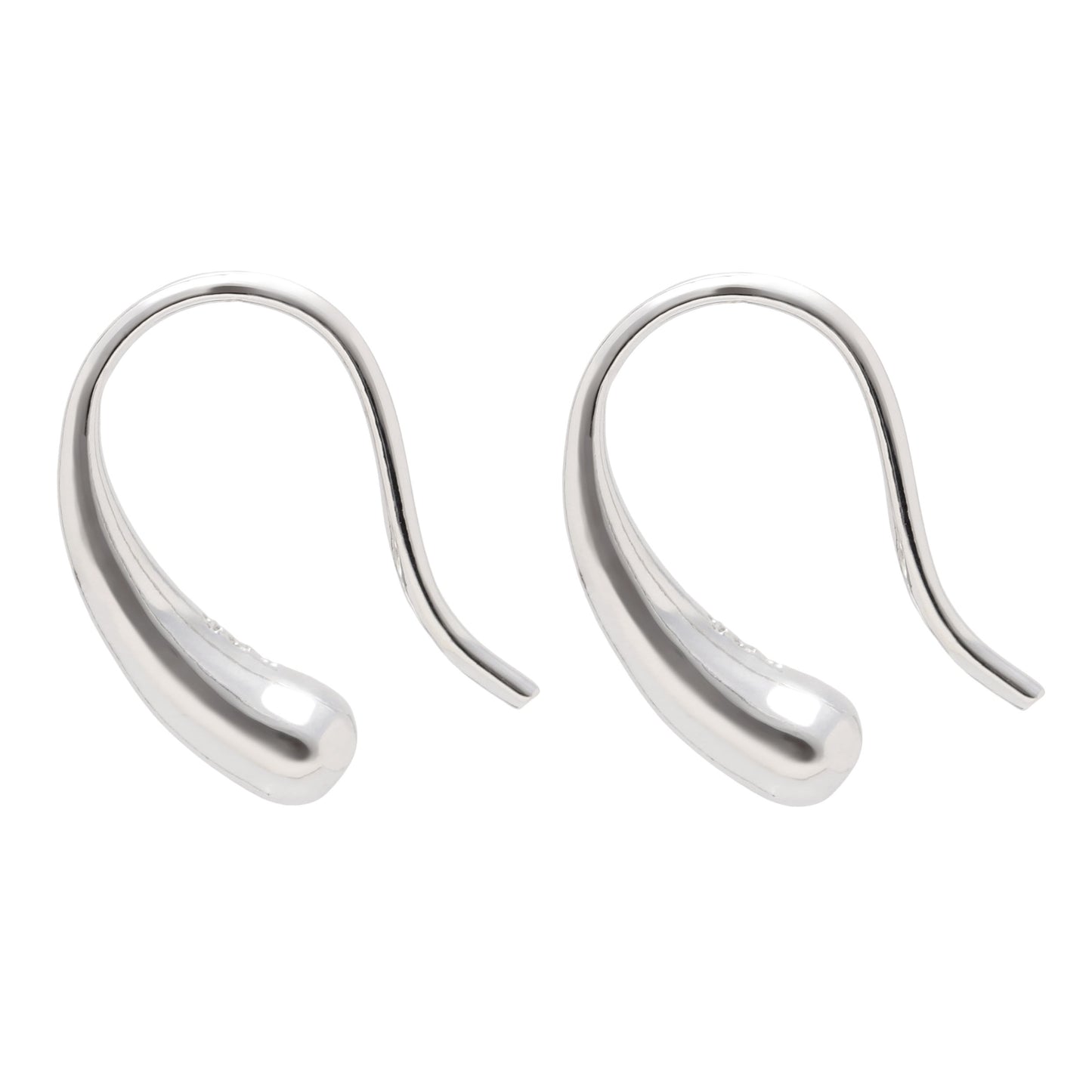 TeardropHookEarringsforWomenClassicSilverPlatedGingerLyneCollection_SilverPlated-4