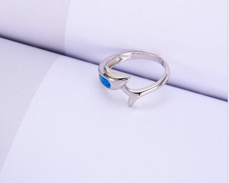 DolphinFireOpalRingWhiteGoldPlatedWomensGingerLyneCollection_Blue-4