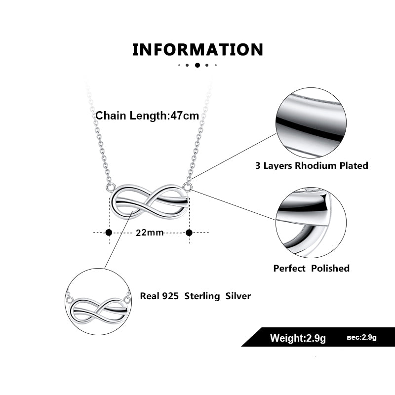 InfinityLovePendantNecklaceforWomenSterlingSilverGingerLyneCollection_Silver-7