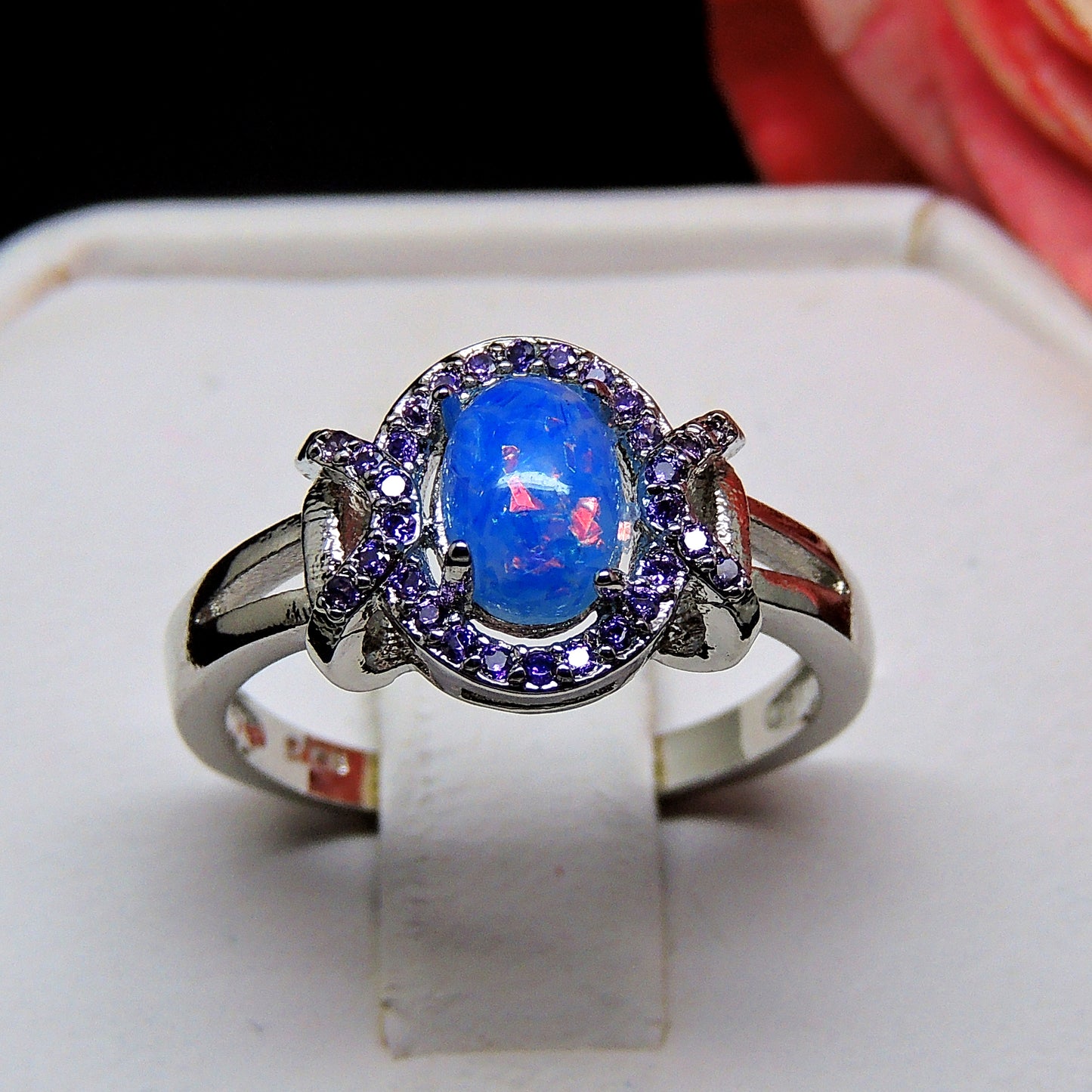 CheynaStatementRingBlueFireOpalPurpleCZGingerLyneCollection_Blue-2