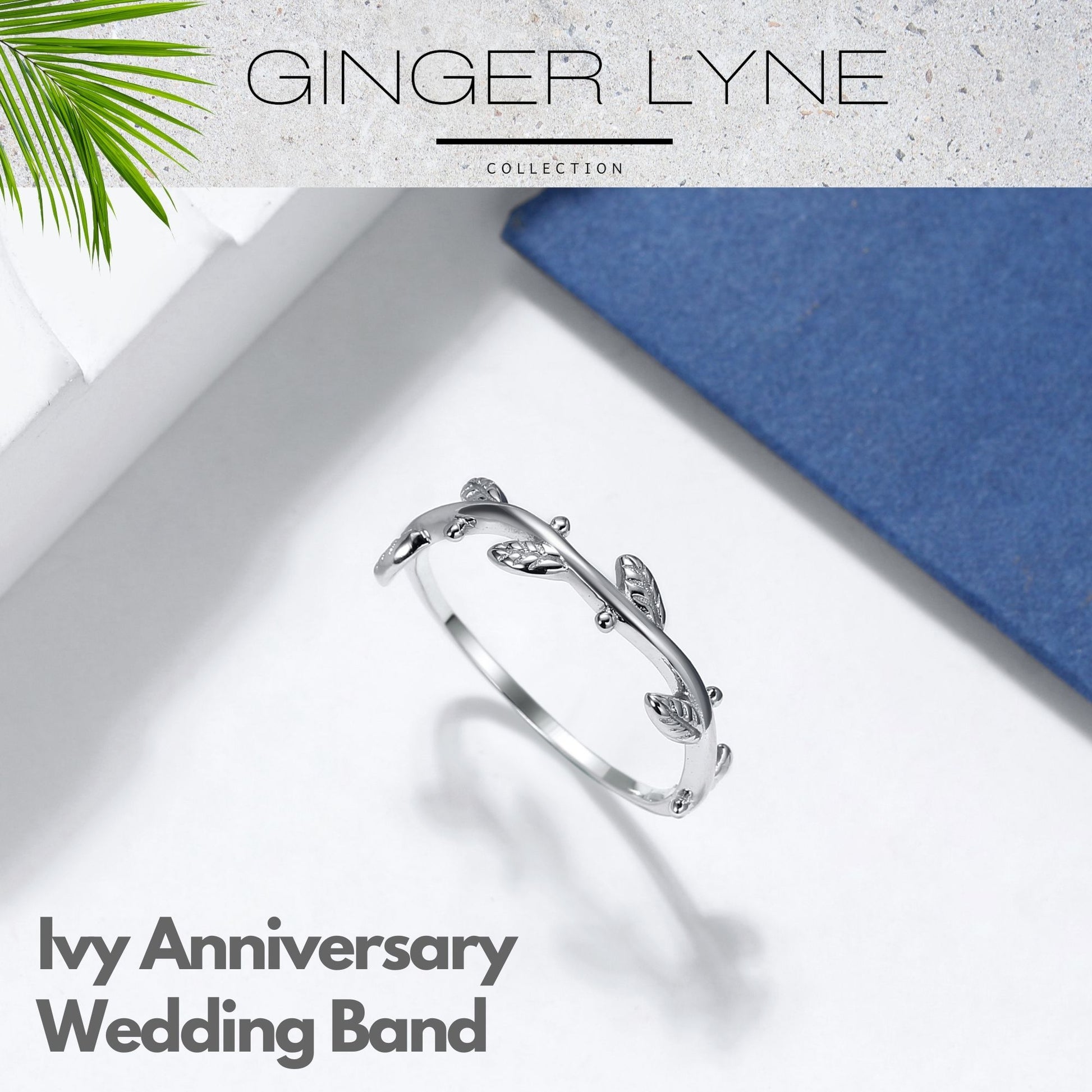 IvyVineWeddingBandforWomenOliveBranchStackingRingSterlingSilverEternityBandGingerLyne_Silver-2