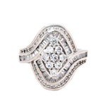 Load image into Gallery viewer, Raquel Statement Ring Cubic Zirconia Wgold Plated Women Ginger Lyne Collection - 10
