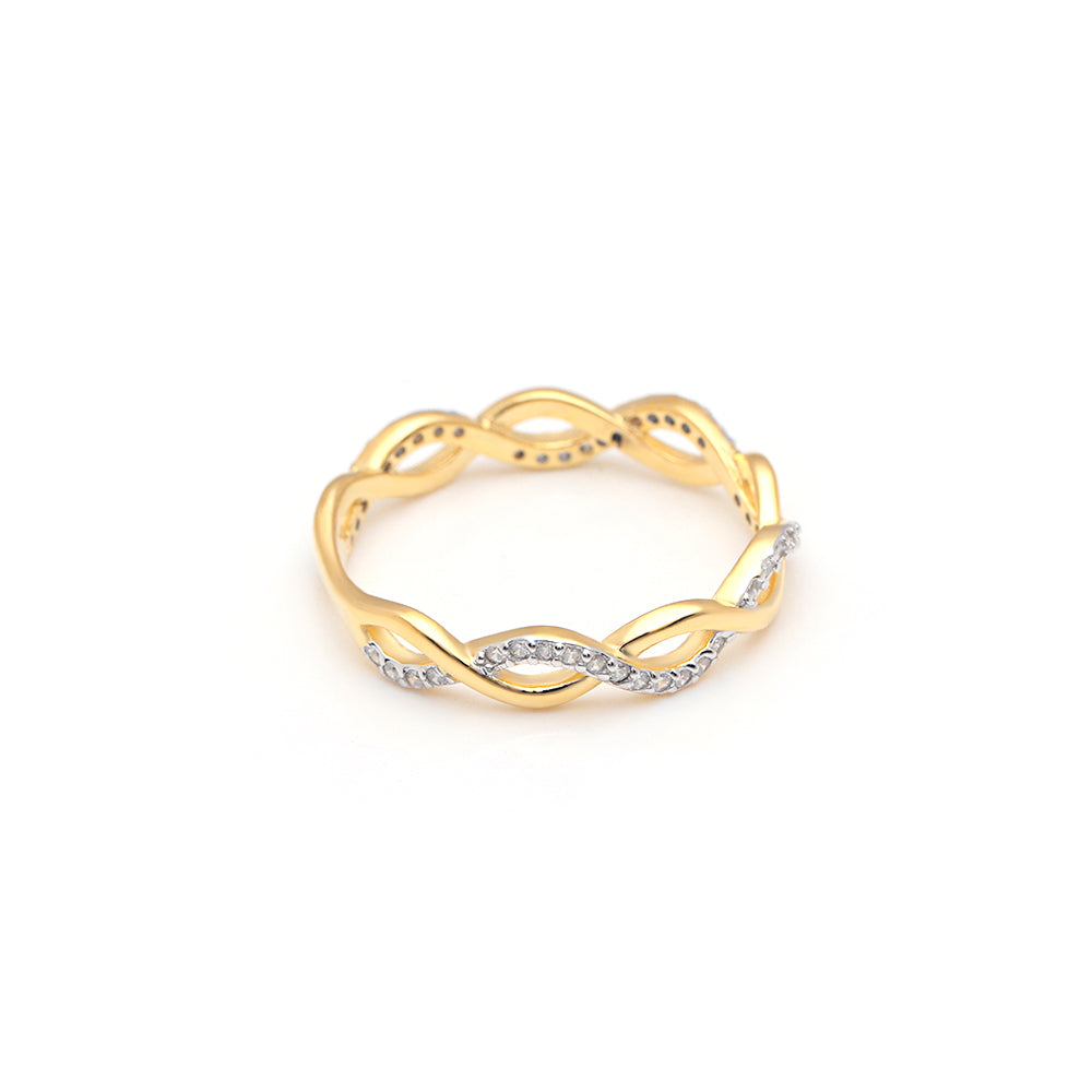 LindaWeddingBandEternityRingforWomenSterlingSilverGingerLyneCollection_Gold-4