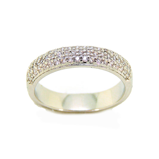 DanaPaveAnniversaryWeddingBandCubicZirconiaWomensGingerLyneCollection_Silver-1