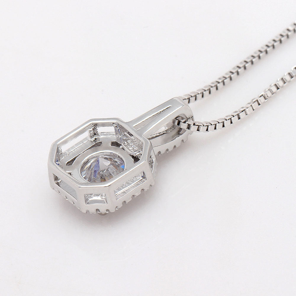 MelindaPendantNecklaceHaloSolitaireCubicZirconiaWomenGingerLyneCollection_Silver-5