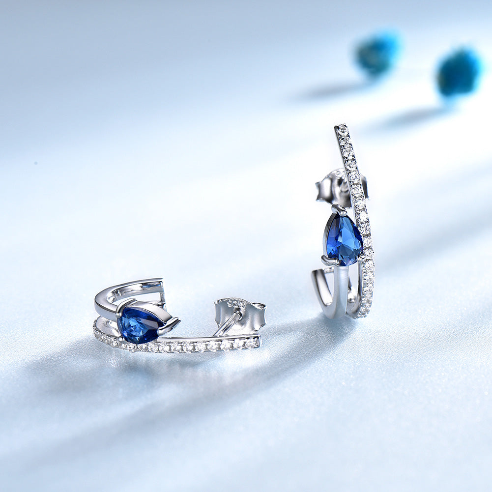 BlueSapphireDropEarringsforWomenSterlingSilverGingerLyneCollection_Blue-5