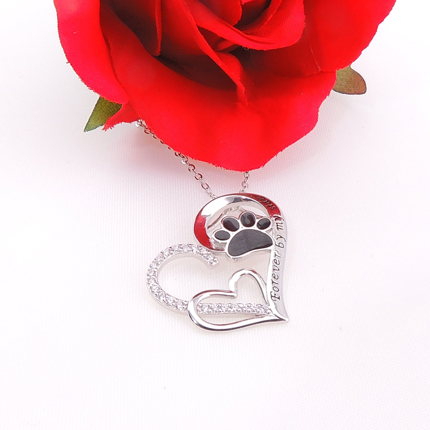 SterlingSilverCzDogPawPrintHeartNecklaceforWomenGingerLyneCollection_silver-6