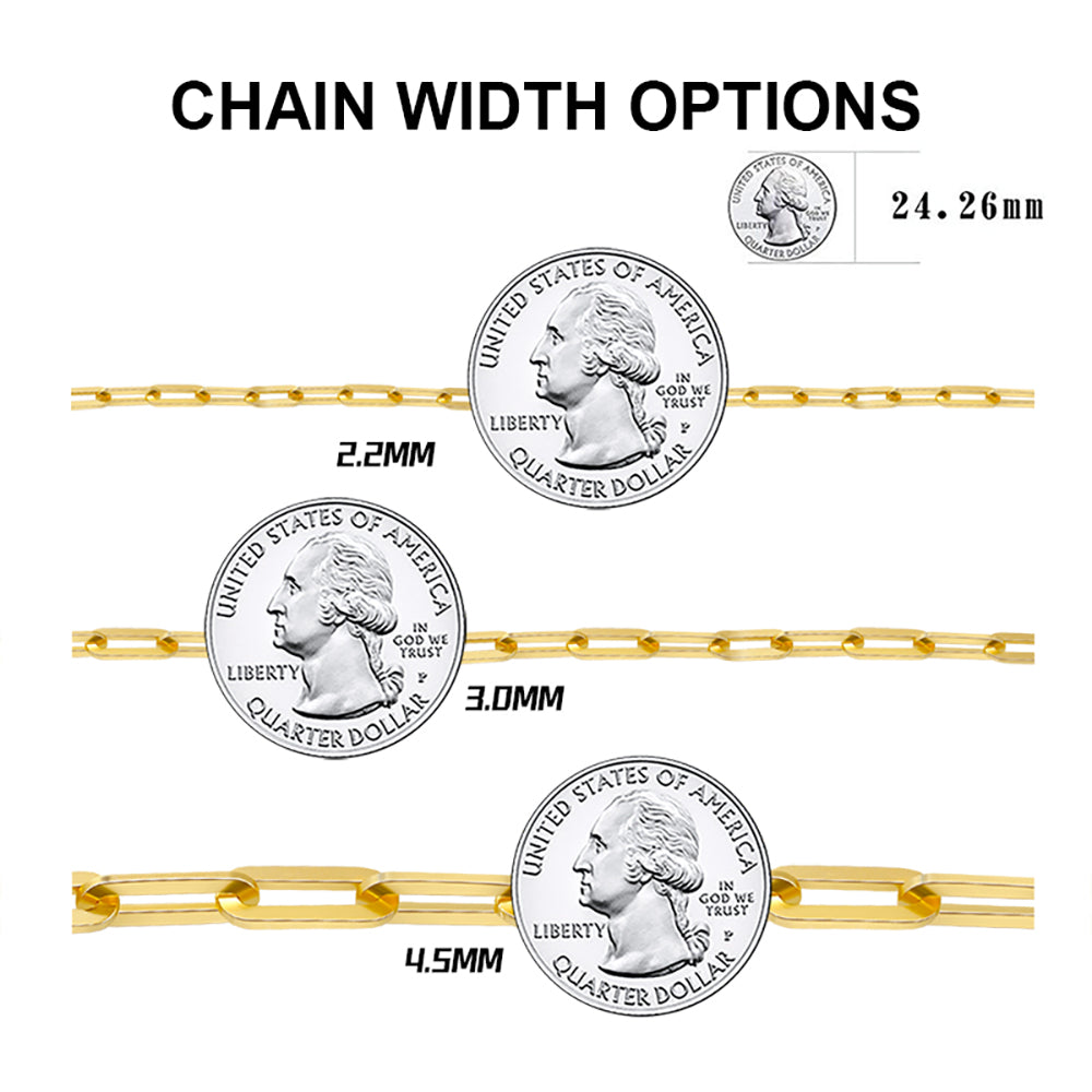 ItalianPaperclipChainNecklaceforWomen12mm14KTGoldPlatedSterlingSilver18"GingerLyneCollection_Gold-5