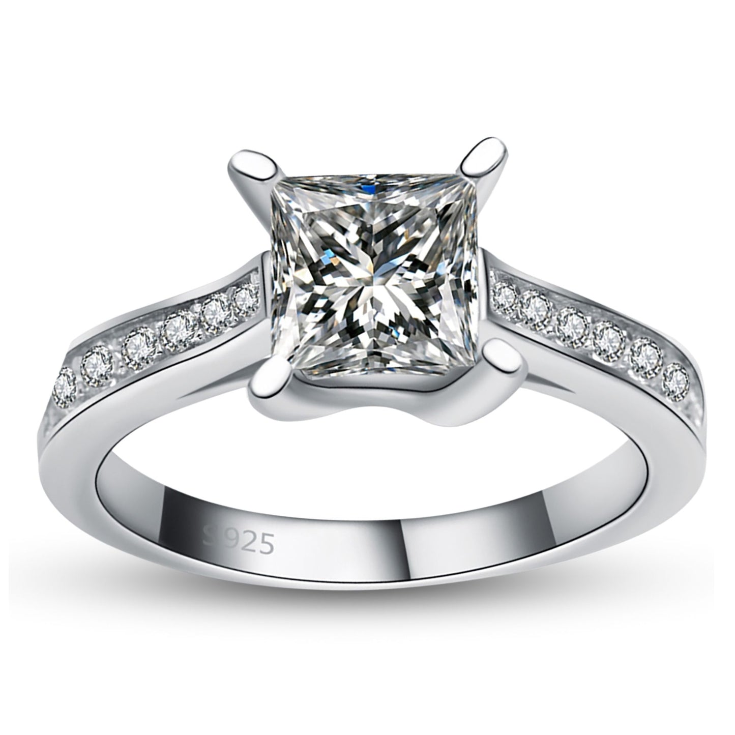 PrincessCutCzEngagementRingforWomenSterlingSilverWeddingRingforHerGingerLyne_Silver-1