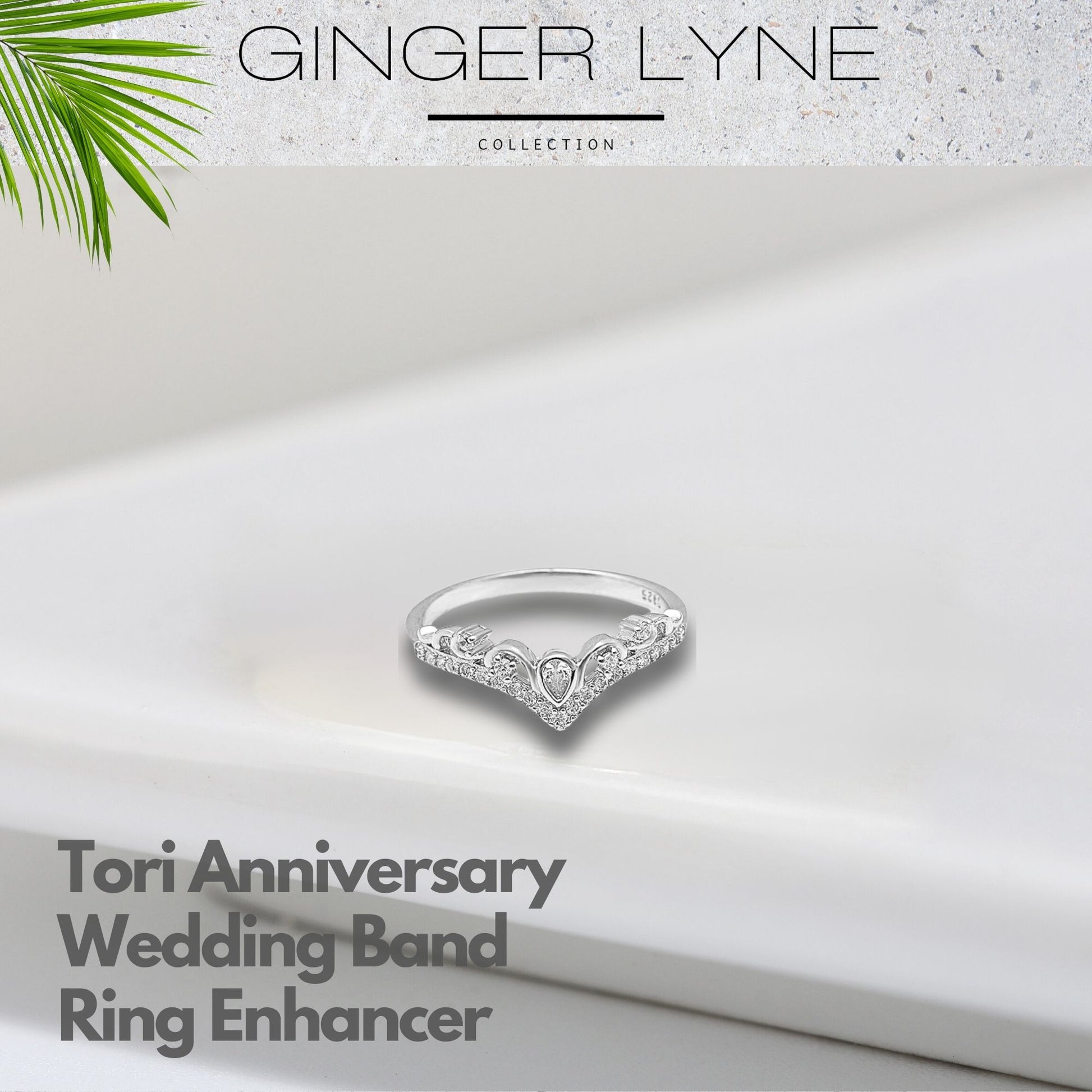 AnniversaryWeddingBandRingforWomenRingEnhancerSterlingSilverGingerLyneCollection_Silver-2