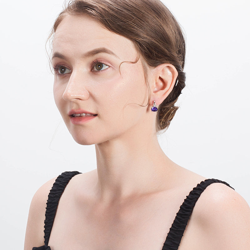 DropStudEarringsforWomenPurpleOvalCzSterlingSilverWomensGingerLyneCollection_Purple-5
