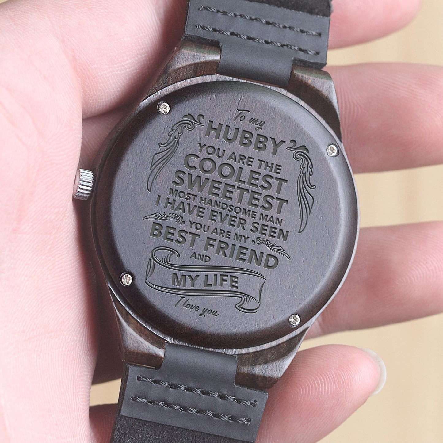 HusbandWatchBrownWoodgrainBlackLeatherBandMensGingerLyneCollection_Brown-5