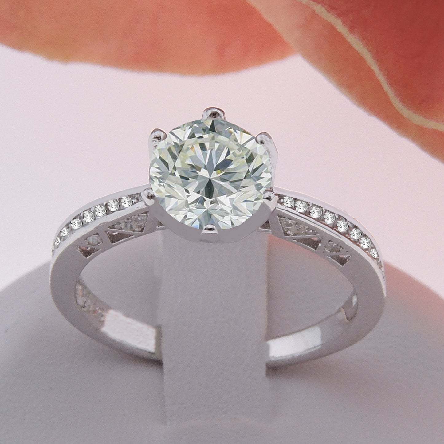 PetraEngagementRingSolitaireCzSterlingSilverWomensGingerLyneCollection_Silver-5