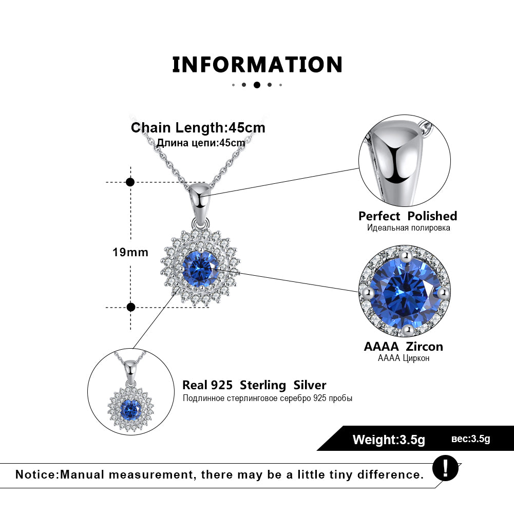 RoundPendantNecklaceforWomenLondonBlueCzSterlingSilverWomensGingerLyneCollection_Blue-6