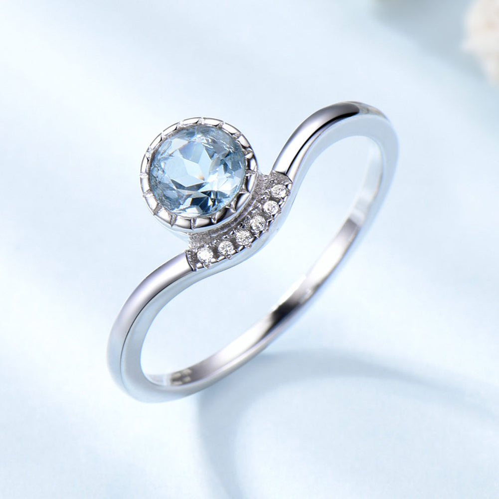 EngagementRingforWomenCreatedBlueTopazSterlingSilverGingerLyneCollection_Blue-5
