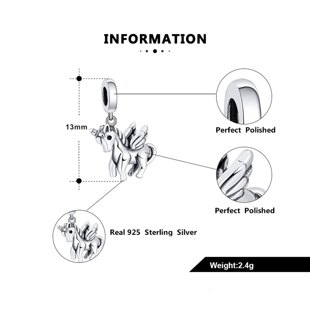 UnicornCharmEuropeanBeadSterlingSilverGingerLyneCollection_Silver-6