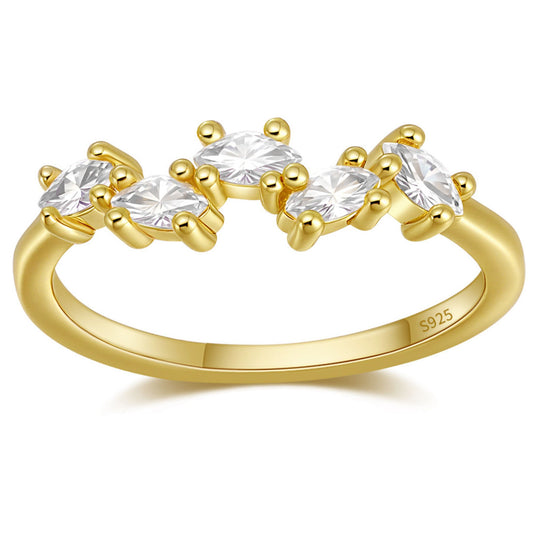 MarisHalfEternityRingforWomenSterlingSilverCZAnniversaryWeddingBandStackablebyGingerLyne_Gold-1