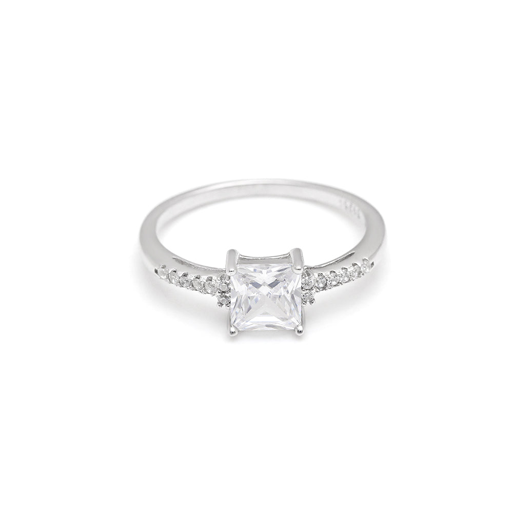 MorganEngagementRingPrincessCzSterlingSilverWomenGingerLyneCollection_Silver-5