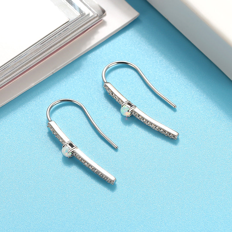 FishHookDropEarringsforWomenSterlingSilverOpalCzGingerLyneCollection_White-4