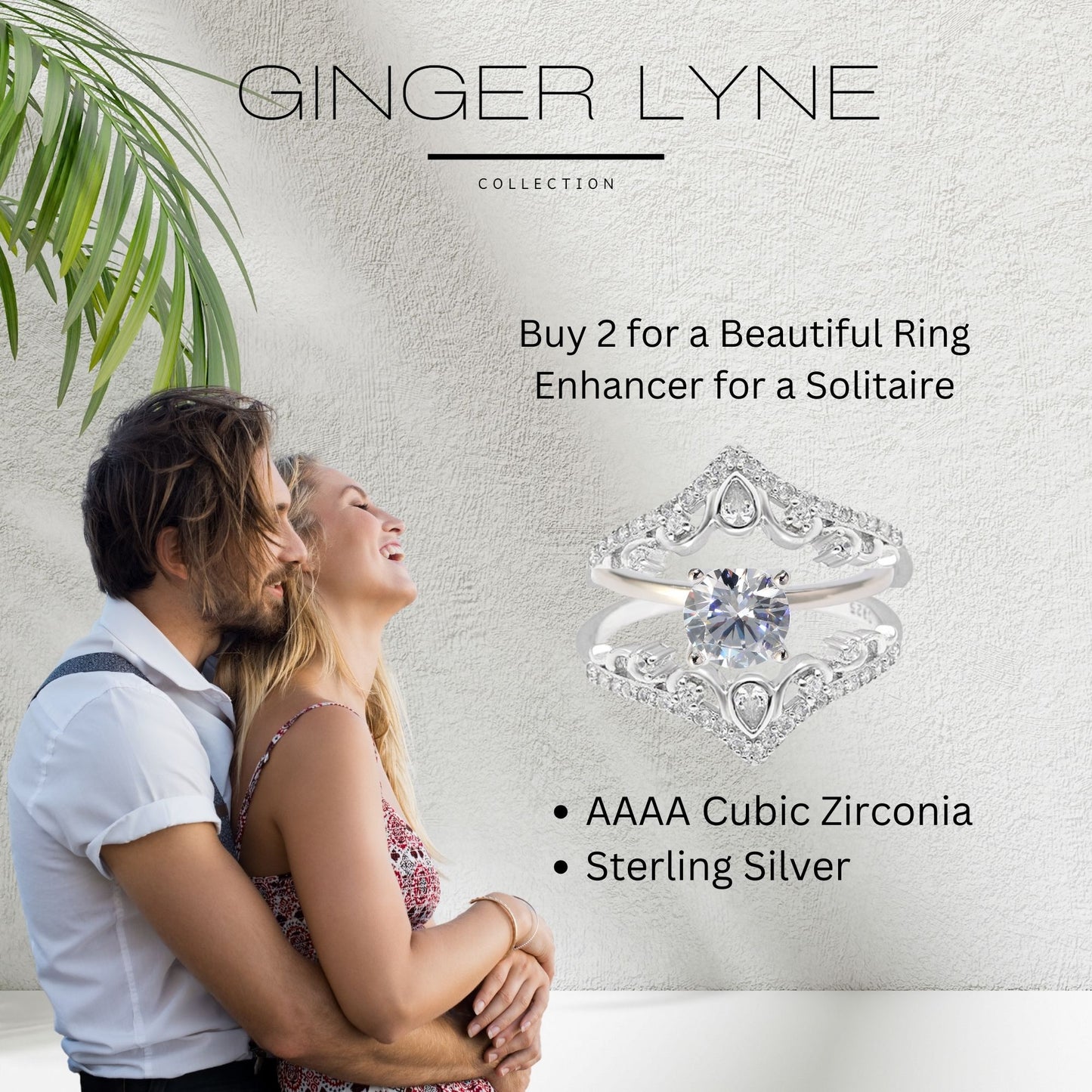 AnniversaryWeddingBandRingforWomenRingEnhancerSterlingSilverGingerLyneCollection_Silver-4
