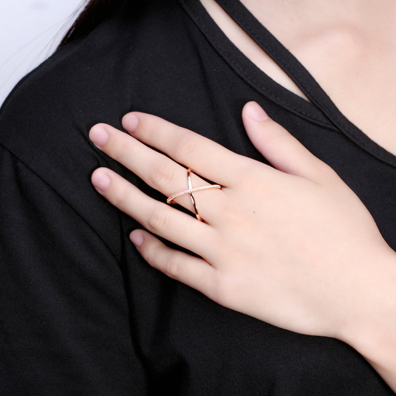 InfinityRingforWomenCrisscrossMicroPaveCzGoldPlatedGingerLyneCollection_Rose-4