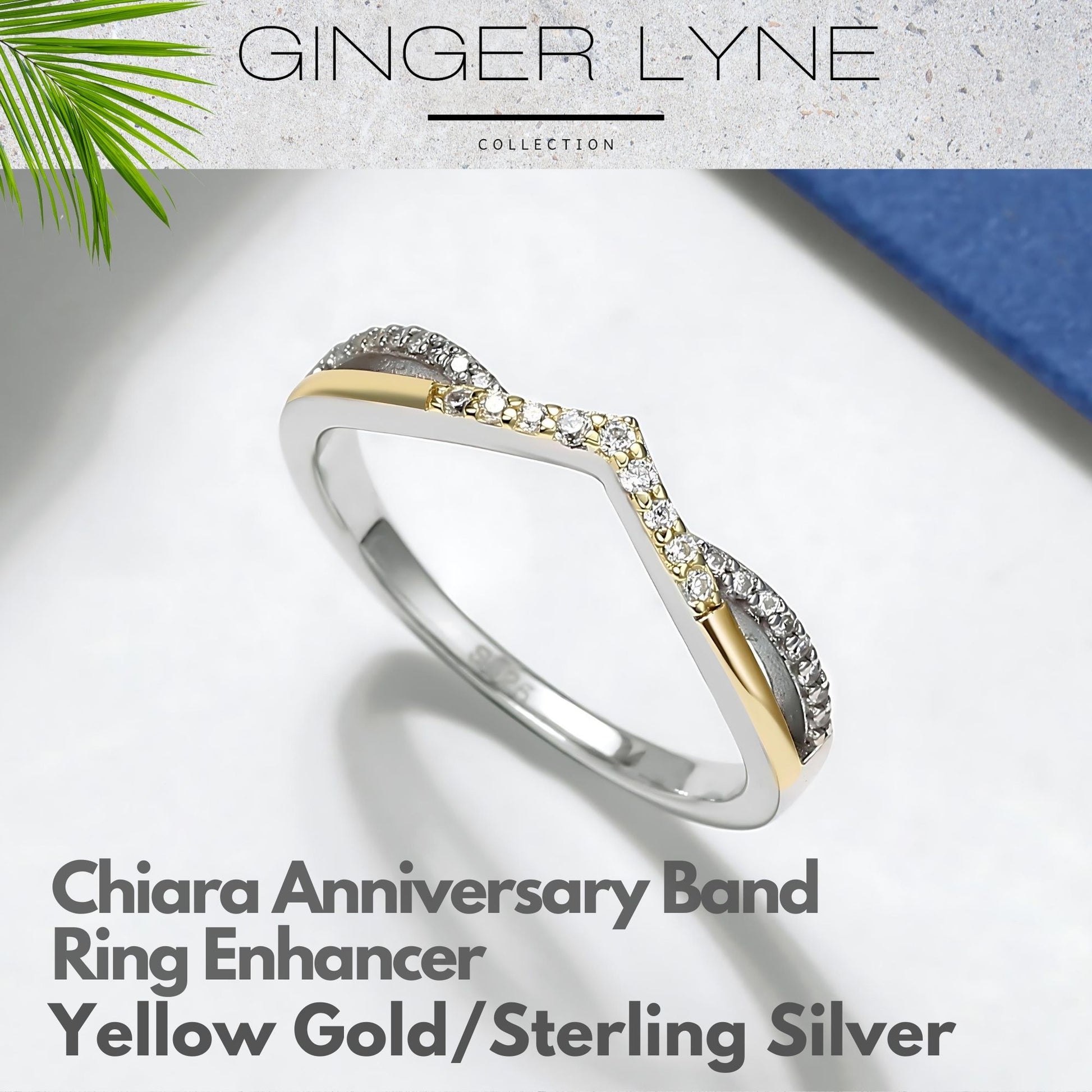 ChiaraAnniversaryBandforWomenSterlingSilverWeddingRingVShapeCZGingerLyne_Gold-2