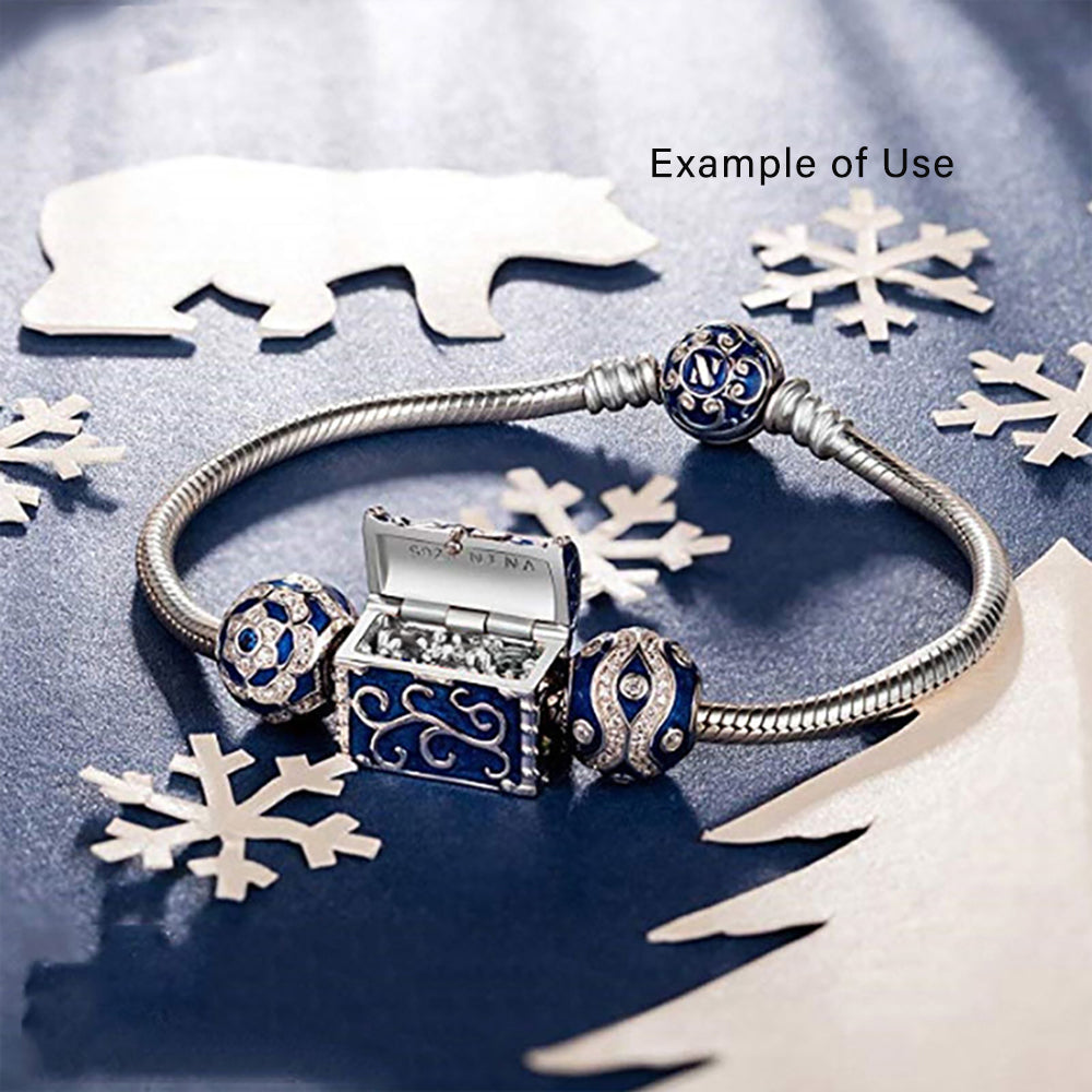 TreasureChestCharmforWomenCZSterlingSilverEuropeanBeadforBraceletGingerLyneCollection_Blue-2
