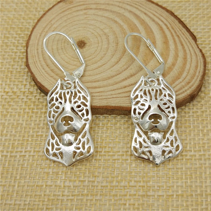 PitBullStaffordshireTerrierDogNecklaceSilverWomensGingerLyneCollection_EarsUpEarrings-4