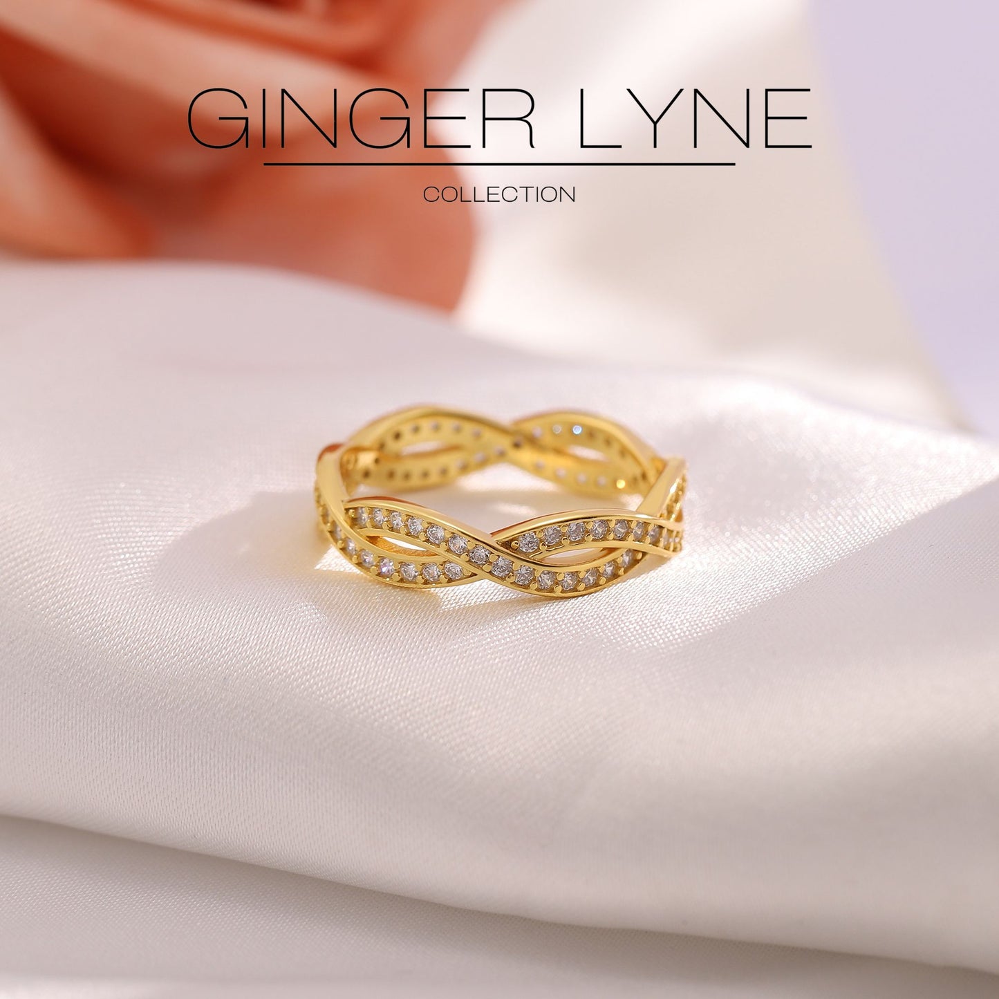 LyraEternityRingsforWomenStackableTwistWeddingBandsCZSterlingSilverGingerLyne_Gold-2