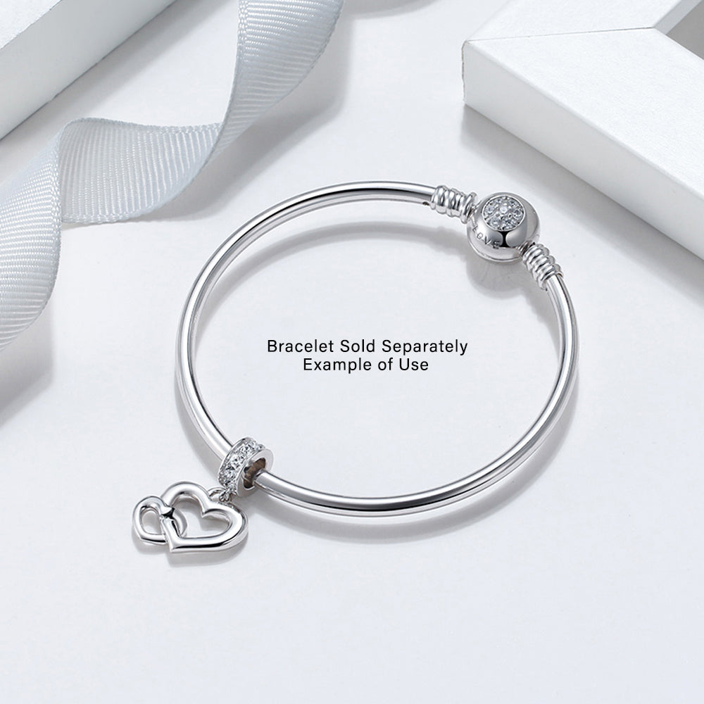 LinkedHeartsCharmforWomenSterlingSilverCZEuropeanBeadforBraceletGingerLyneCollection_Silver-3