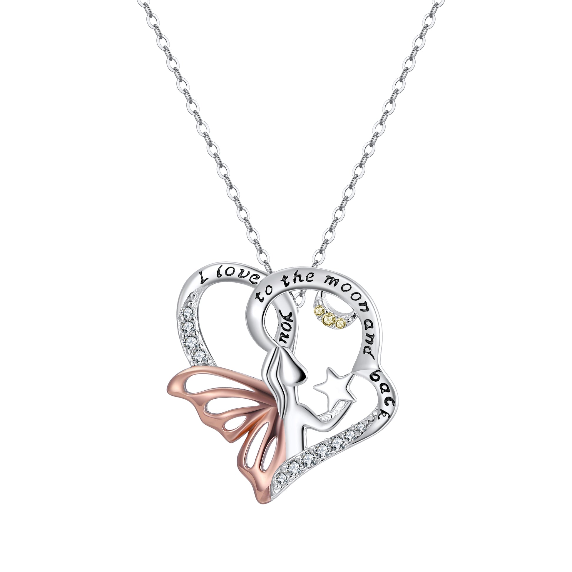 ILoveYouToTheMoonAngelNecklaceforWomenSterlingSilverPendantandChainbyGingerLyne_Silver-1