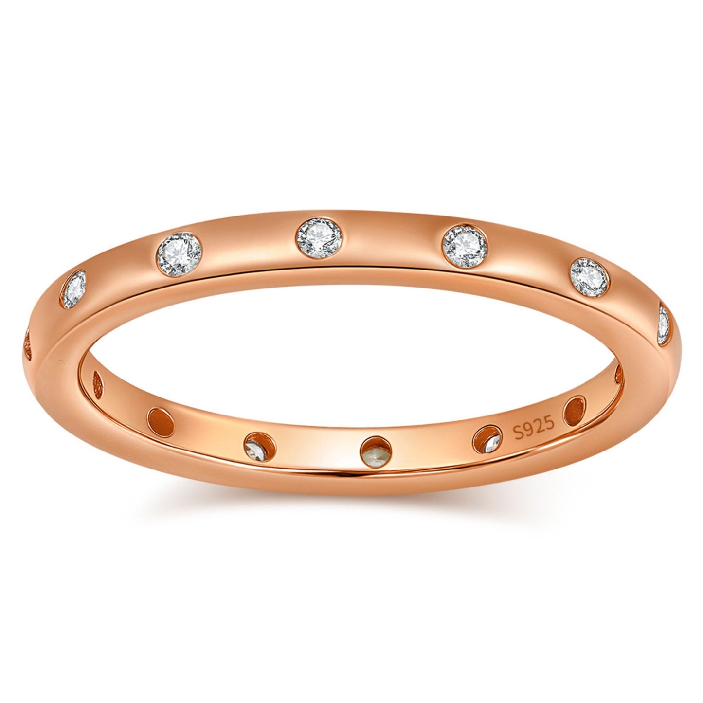 CelestaEternityRingsforWomenStackableWeddingBandsCZ2mmSterlingSilverGingerLyne_Gold-4