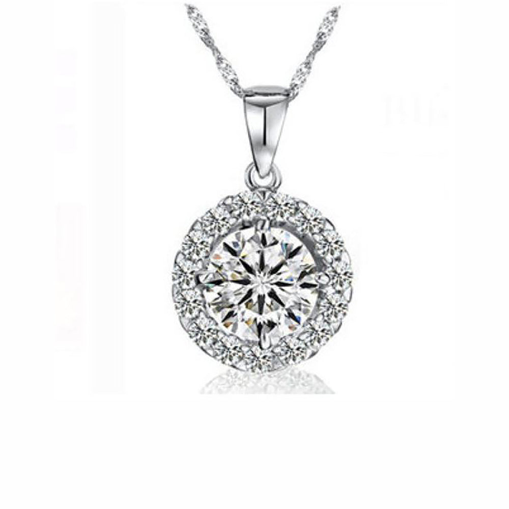 JennyNecklaceforWomenHaloRoundPendantCubicZirconiaGingerLyneCollection_Silver-1