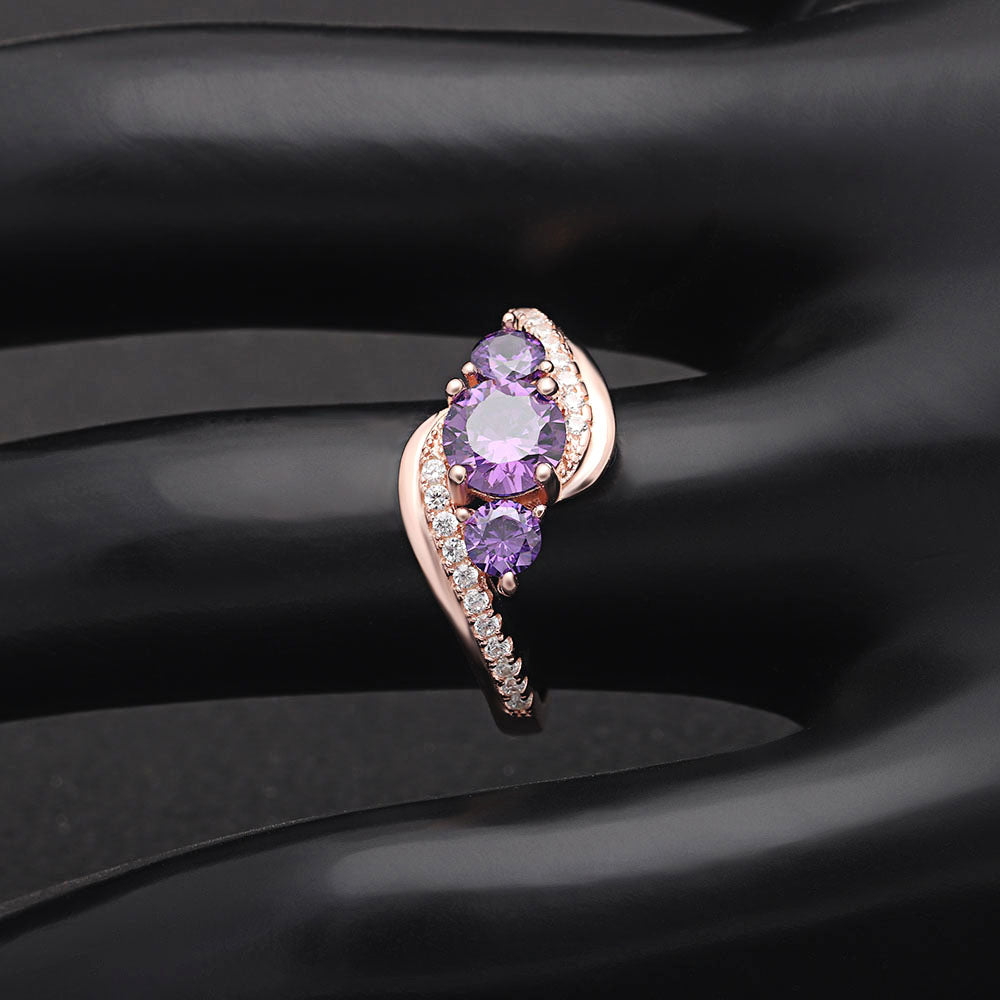 BrielleBirthstoneRingforWomenRoseGoldPlatedSterlingSilverCZGingerLyne_Purple-3