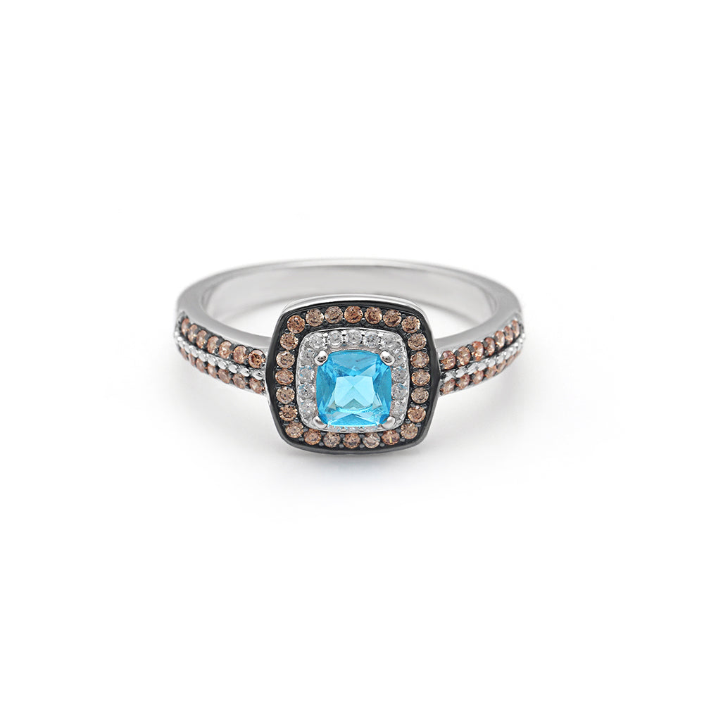 CocoEngagementRingWomenChocolateBlueSterlingSilverGingerLyneCollection_Silver-2