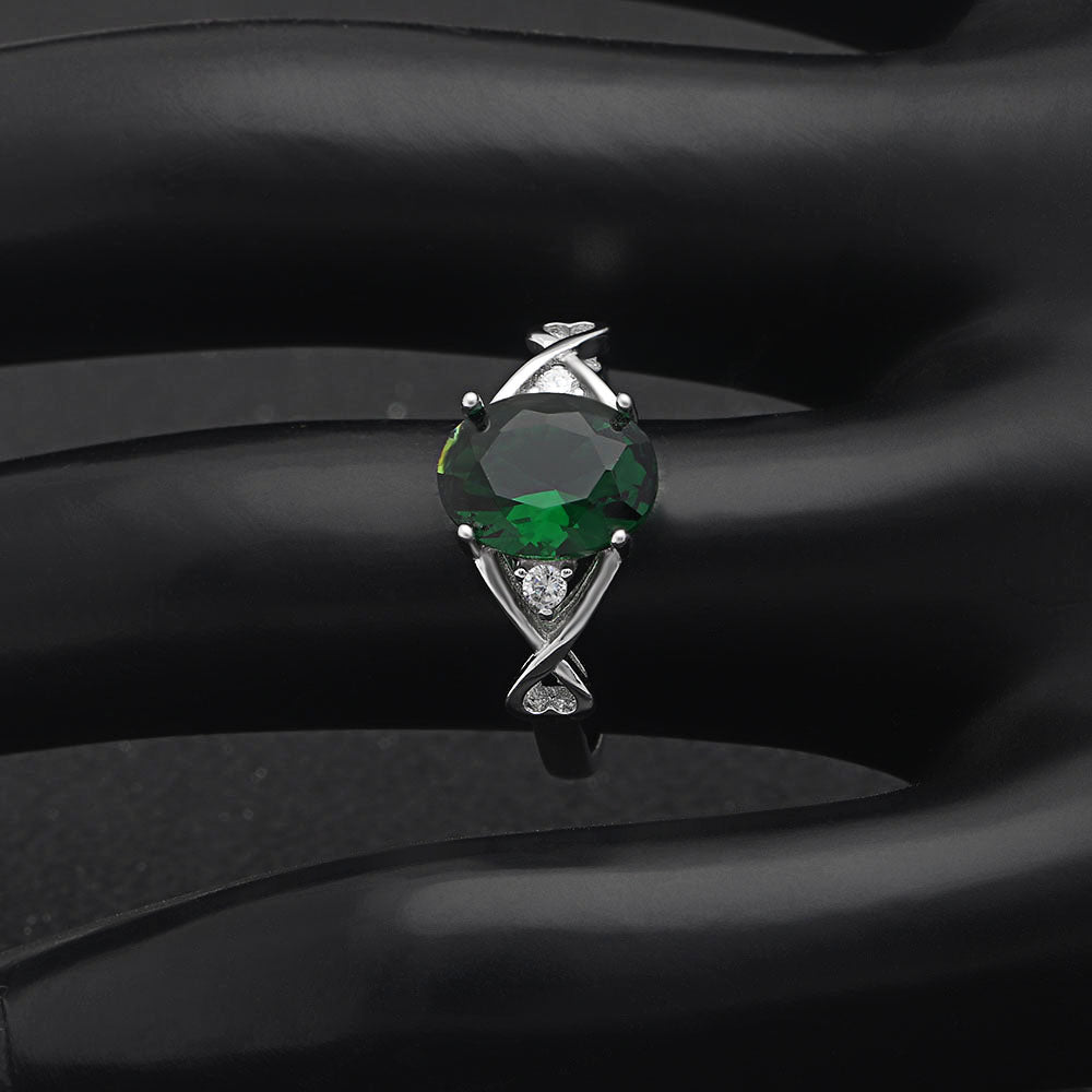 BirthstoneEngagementRingforWomenbyGingerLyneSterlingSilverCubicZirconia_green-3