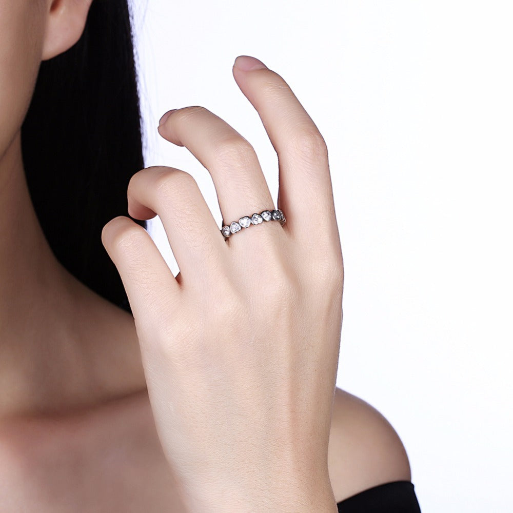HeartEternityBandRingSterlingSilverCzWeddingWomenGingerLyneCollection_Silver-4